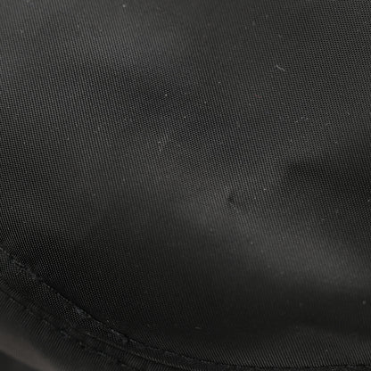 Prada Nylon Metal Triangle Logo Womens Bucket Hat M Black 10 of 10