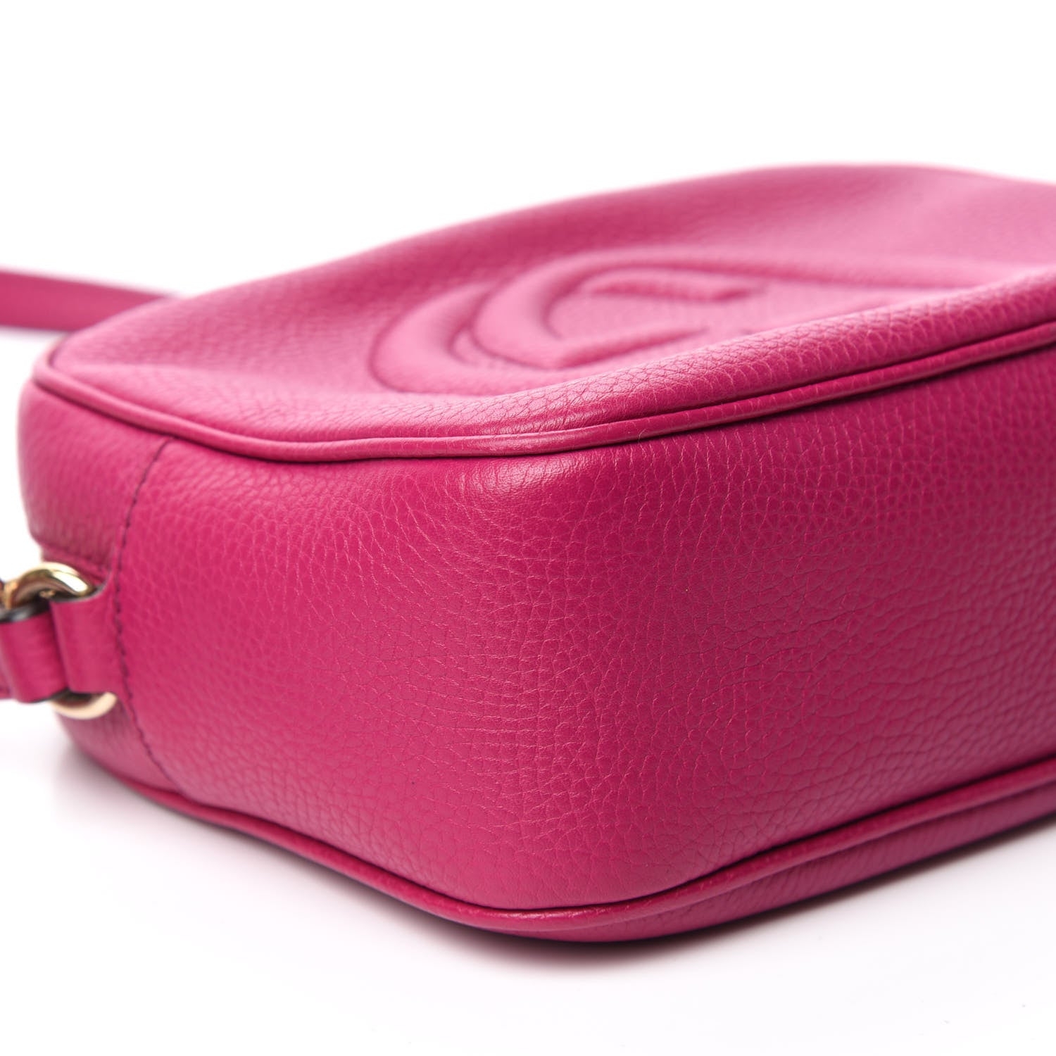 Gucci Cellarius Calfskin Small Soho Disco Bag Bright Bouganville 6 of 17