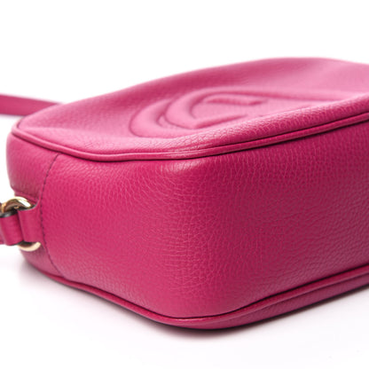 Gucci Cellarius Calfskin Small Soho Disco Bag Bright Bouganville 6 of 17