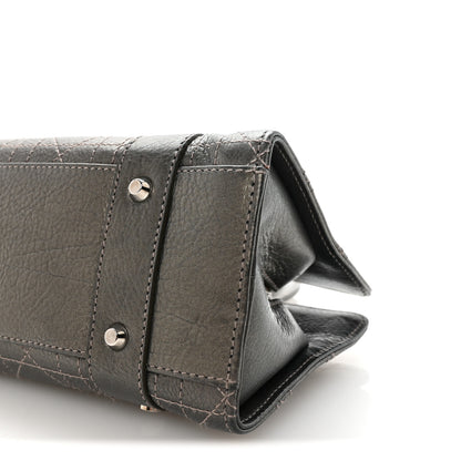 Christian Dior Metallic Calfskin Cannage Stitched Small East West Lady Dior Bronze 10 of 10