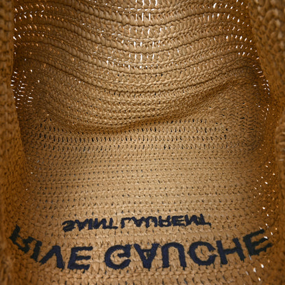Saint Laurent Raffia Rive Gauche Tote Natural 5 of 11