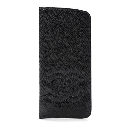 Chanel Caviar Timeless CC Quilted Glasses Case Black 1 of 10