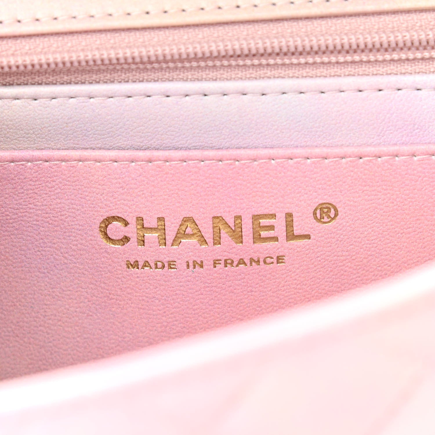 Chanel Lambskin Quilted Ombre Mini Top Handle Rectangular Flap Pink Multicolor 6 of 11