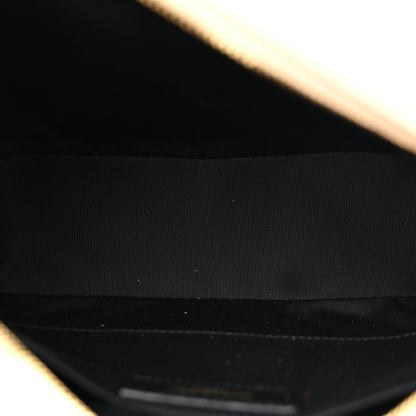 Saint Laurent Calfskin Matelasse Monogram Lou Camera Bag Dark Beige 5 of 12