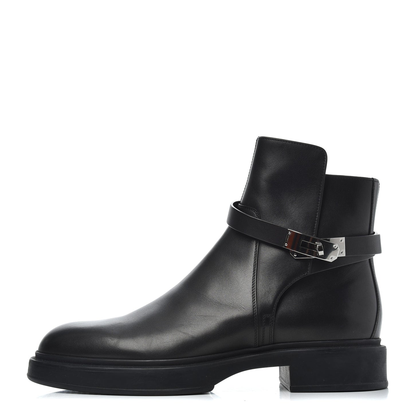 Calfskin Veo Ankle Boots 42 Black