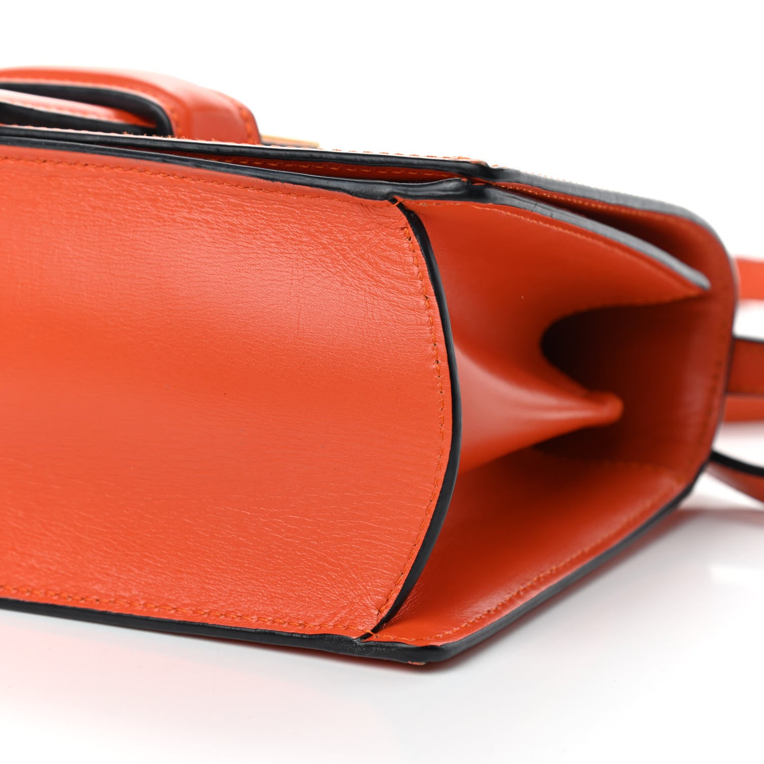 Loewe Calfskin Medium Barcelona Shoulder Bag Orange 8 of 9