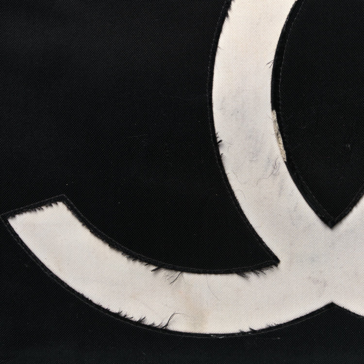 Chanel Canvas Chain Jumbo CC Tote Black 16 of 18