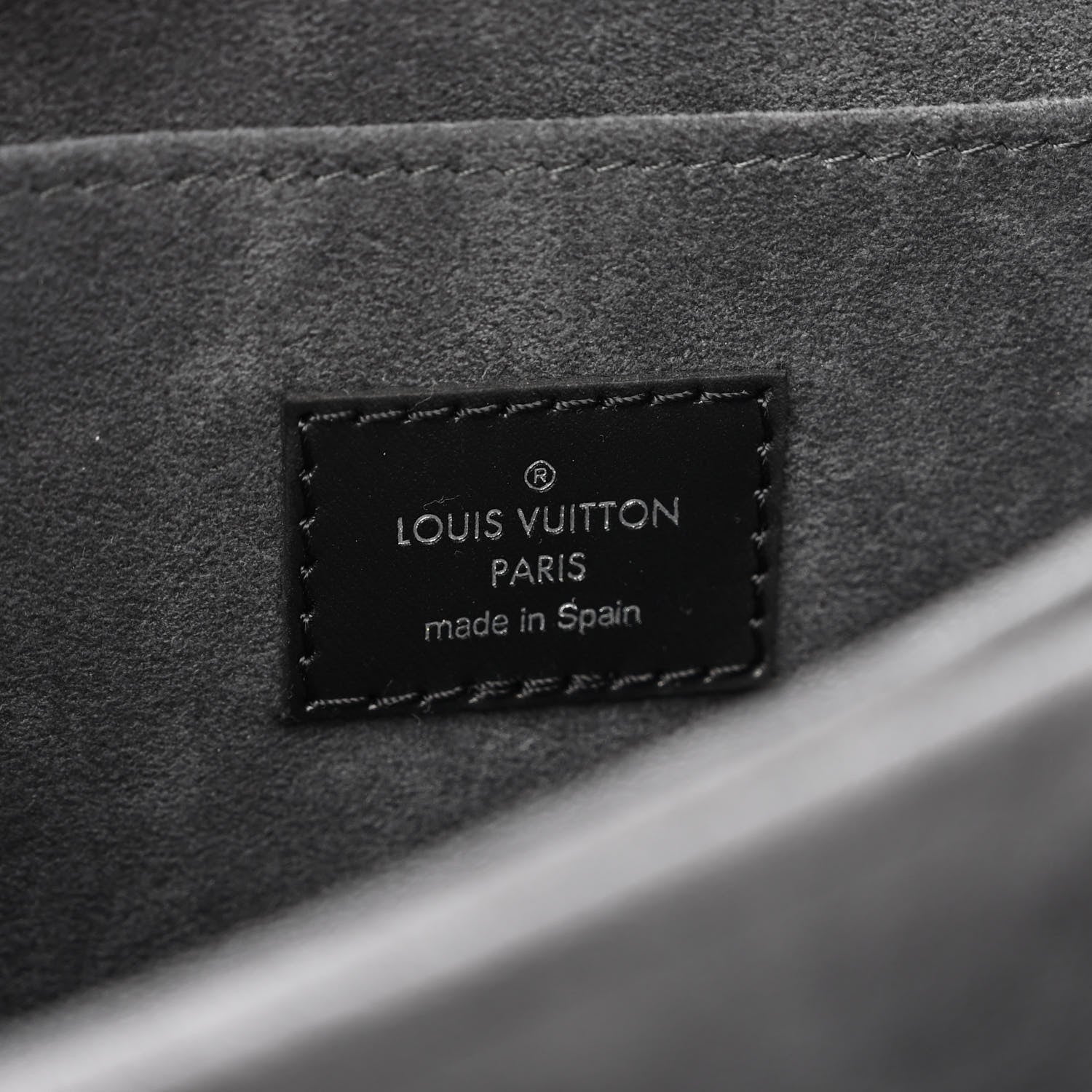 Louis Vuitton Denim Monogram Jacquard Dauphine MM Black 7 of 10