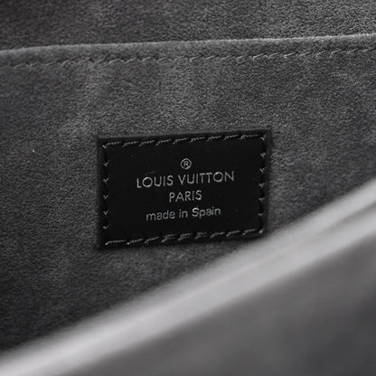 Louis Vuitton Denim Monogram Jacquard Dauphine MM Black 7 of 10