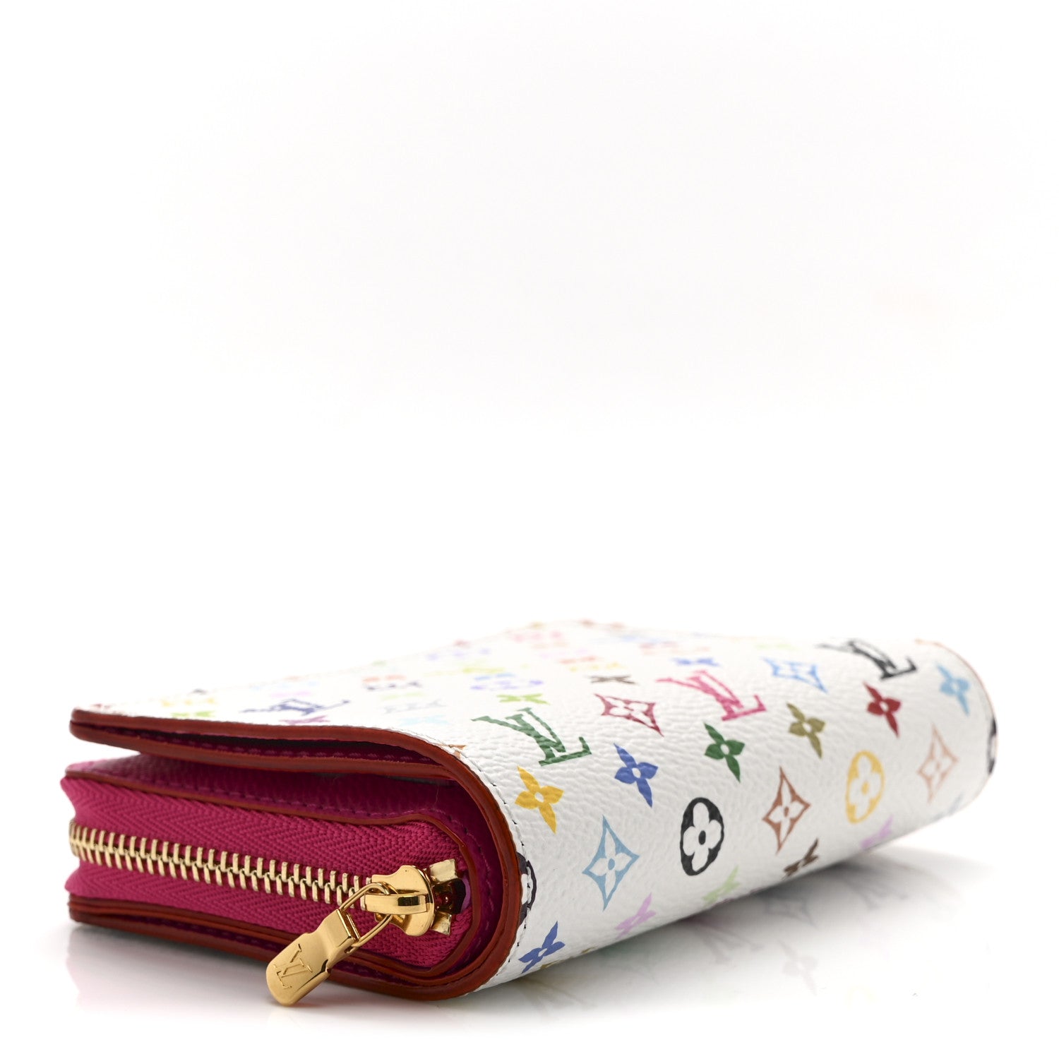 Louis Vuitton LV X TM Monogram Multicolor Portefeuille Lou Compact Wallet  White 8 of 10