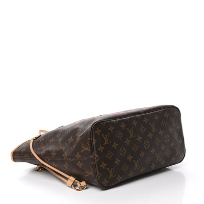 Louis Vuitton Monogram Aspen V Neverfull MM Hot Pink 5 of 12