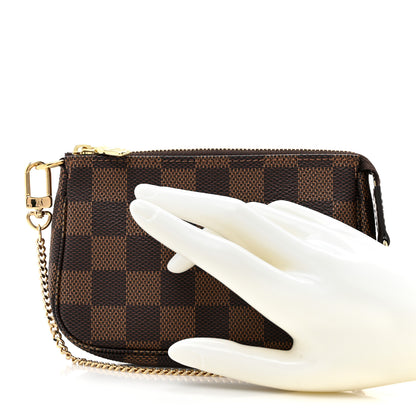Louis Vuitton Damier Ebene Mini Pochette Accessories 2 of 10