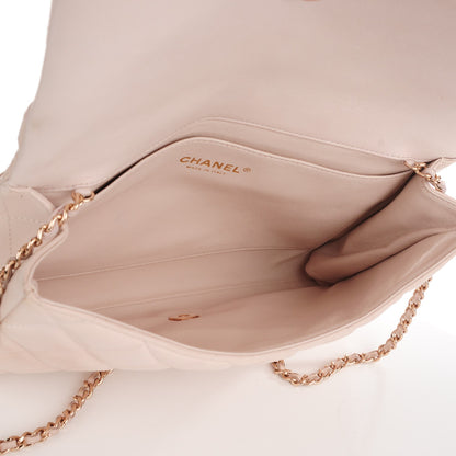 Chanel Lambskin Quilted Clutch With Chain Flap Light Pink 11 of 12