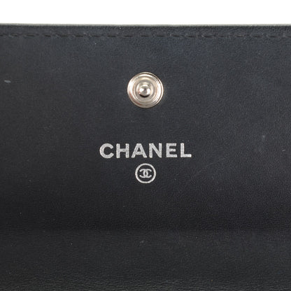Chanel Patent Quilted Large Brilliant Flap Wallet Black 6 of 8
