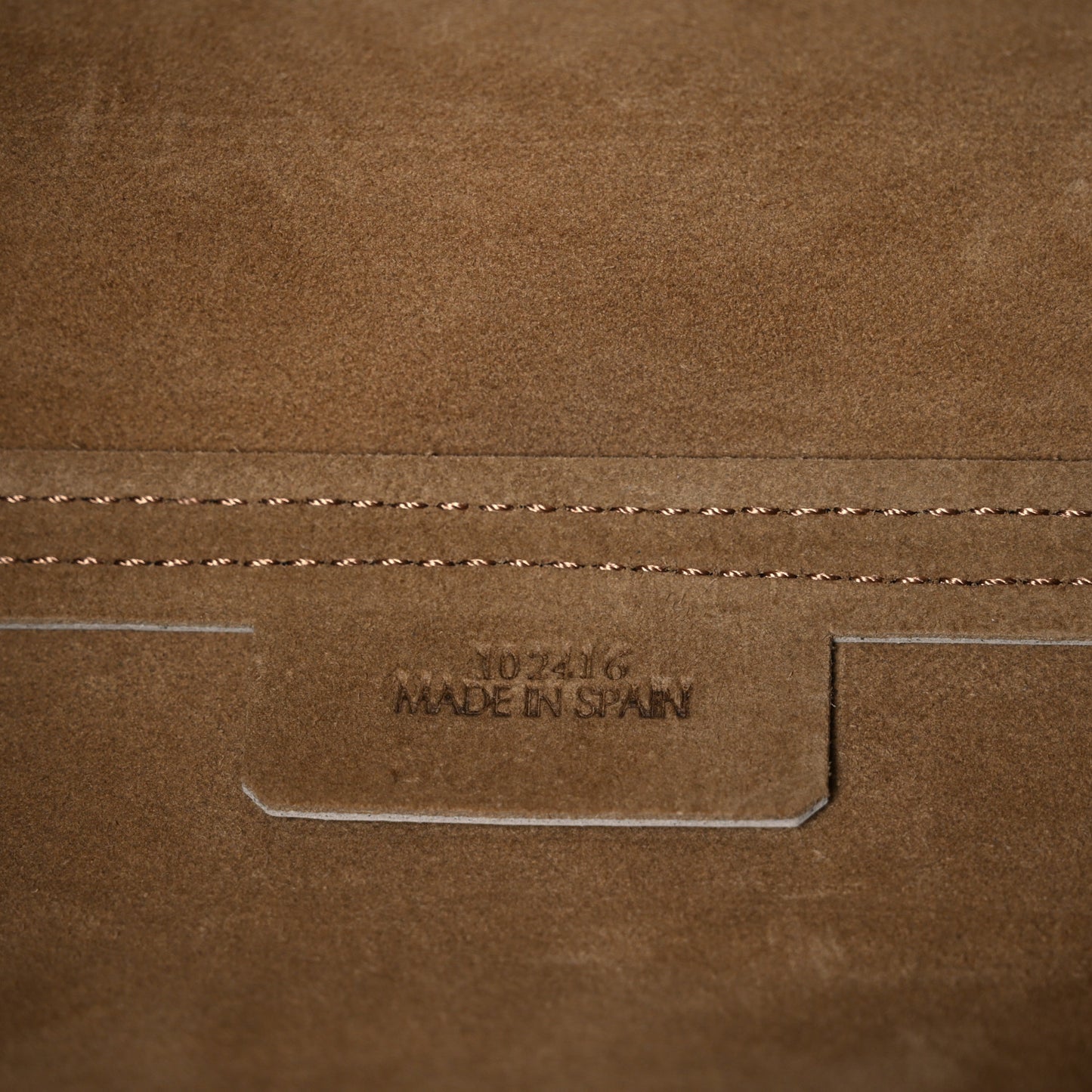 Shiny Calfskin Puzzle Fold Pouch Sea Salt