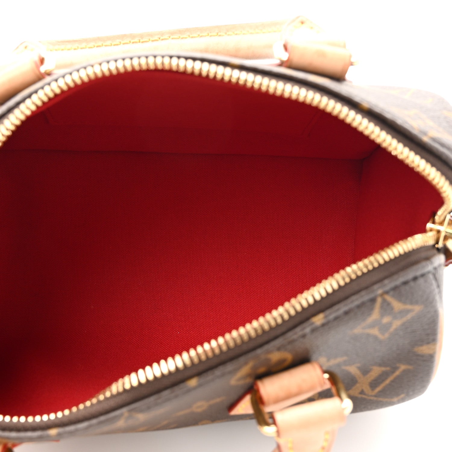 Louis Vuitton Monogram Speedy Bandouliere 20 Beige 5 of 16