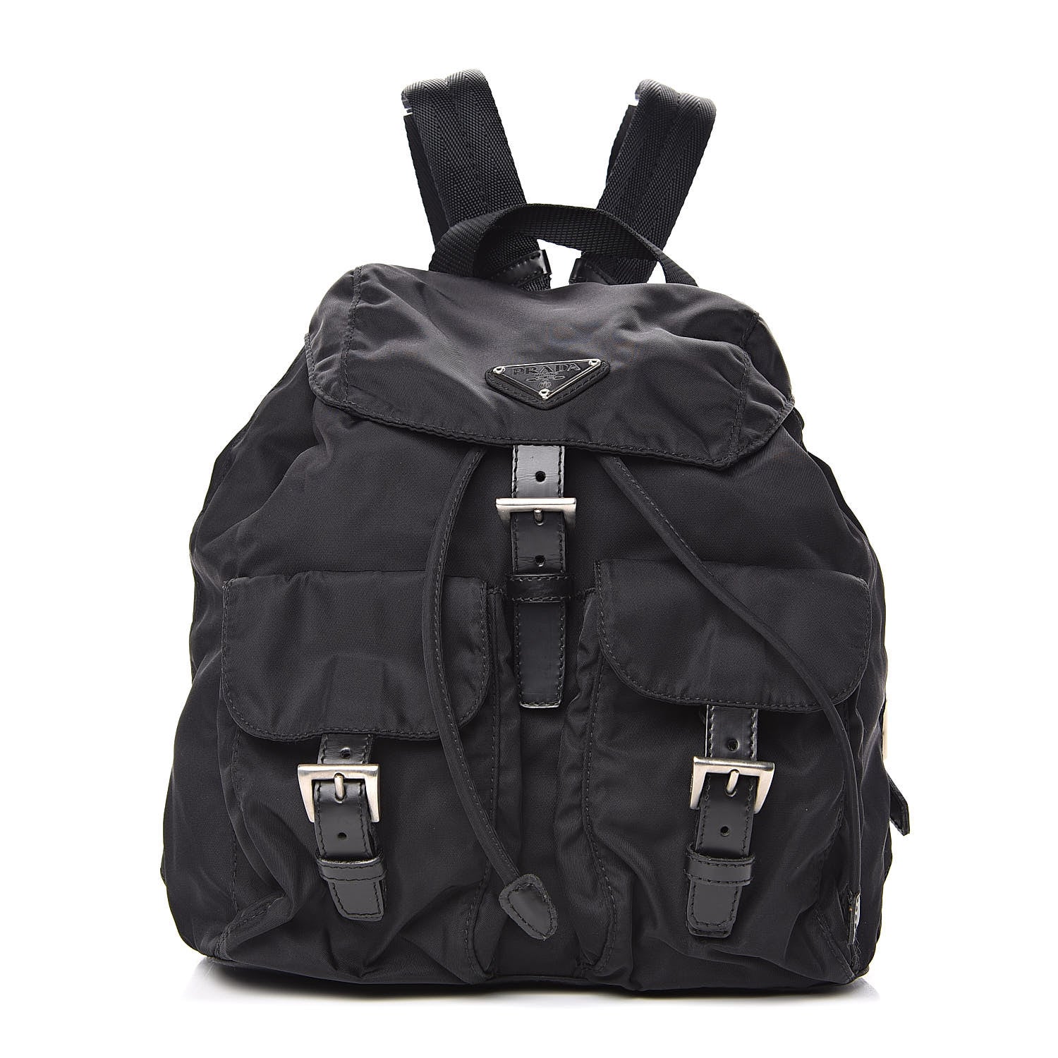 Prada Tessuto Nylon Vela Small Backpack Black 1 of 9