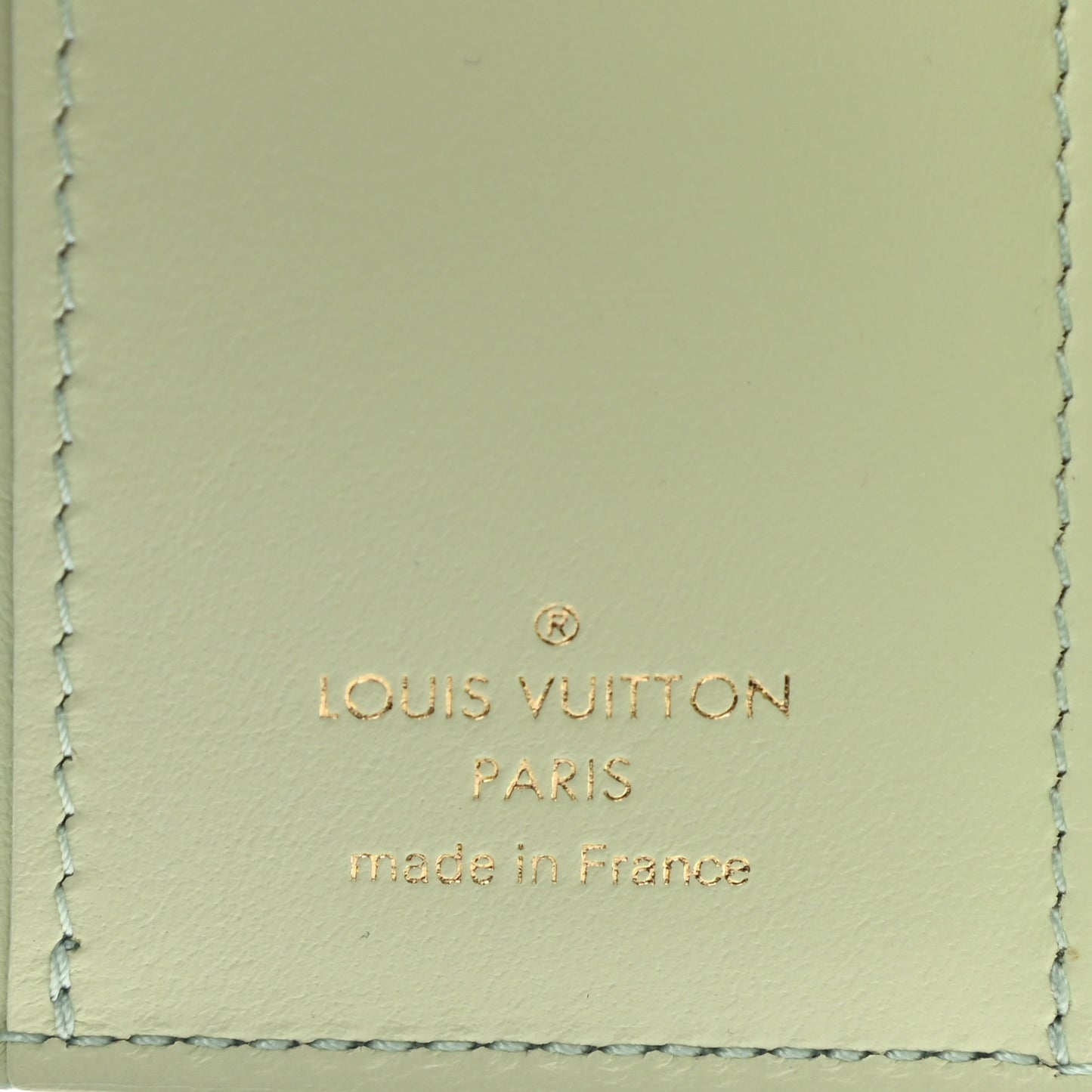 Taurillon Summer Stardust Capucines XS Wallet Vert D'Eau