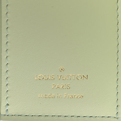 Louis Vuitton Taurillon Summer Stardust Capucines XS Wallet Vert D'Eau 6 of 6