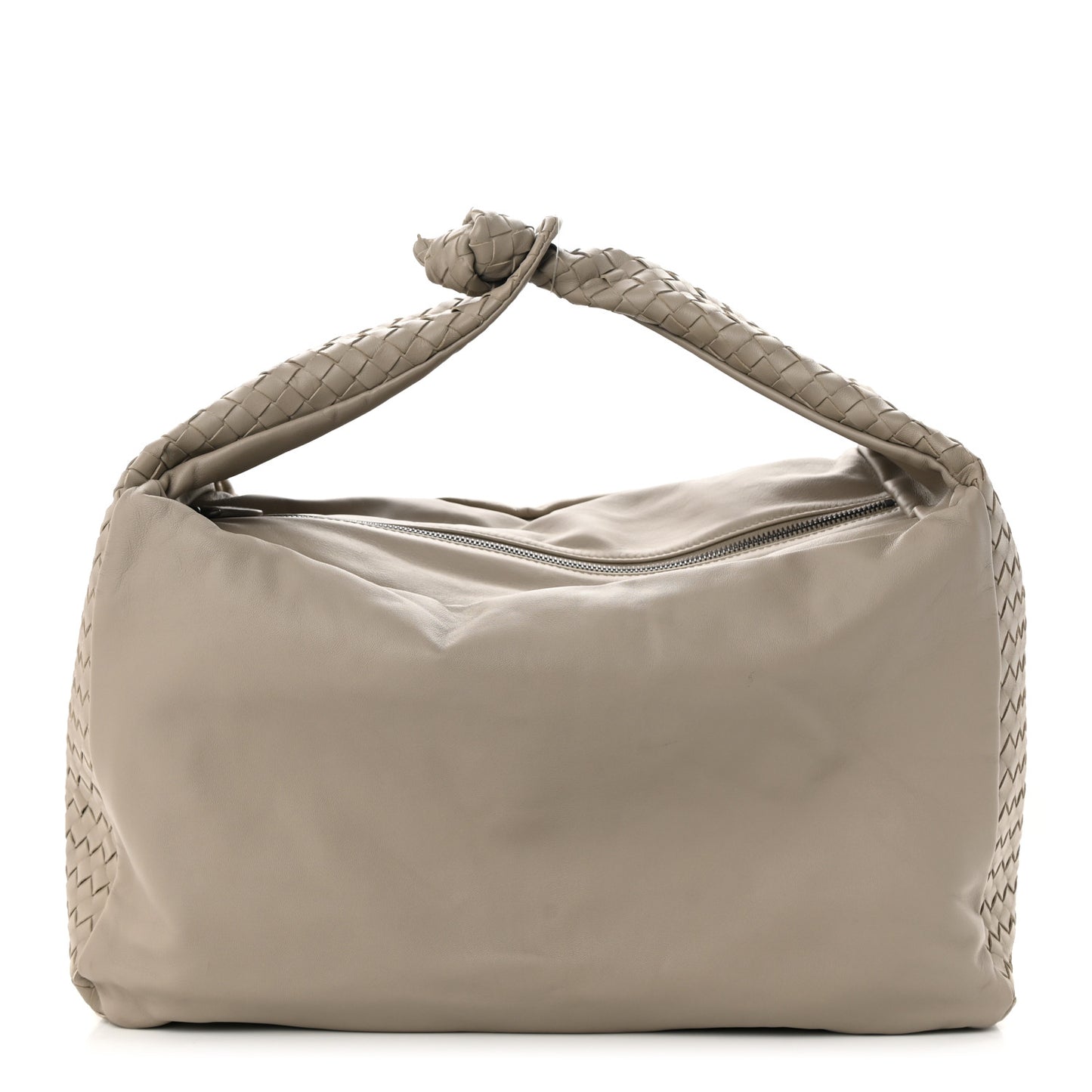Nappa Intrecciato Knot Hobo Limo