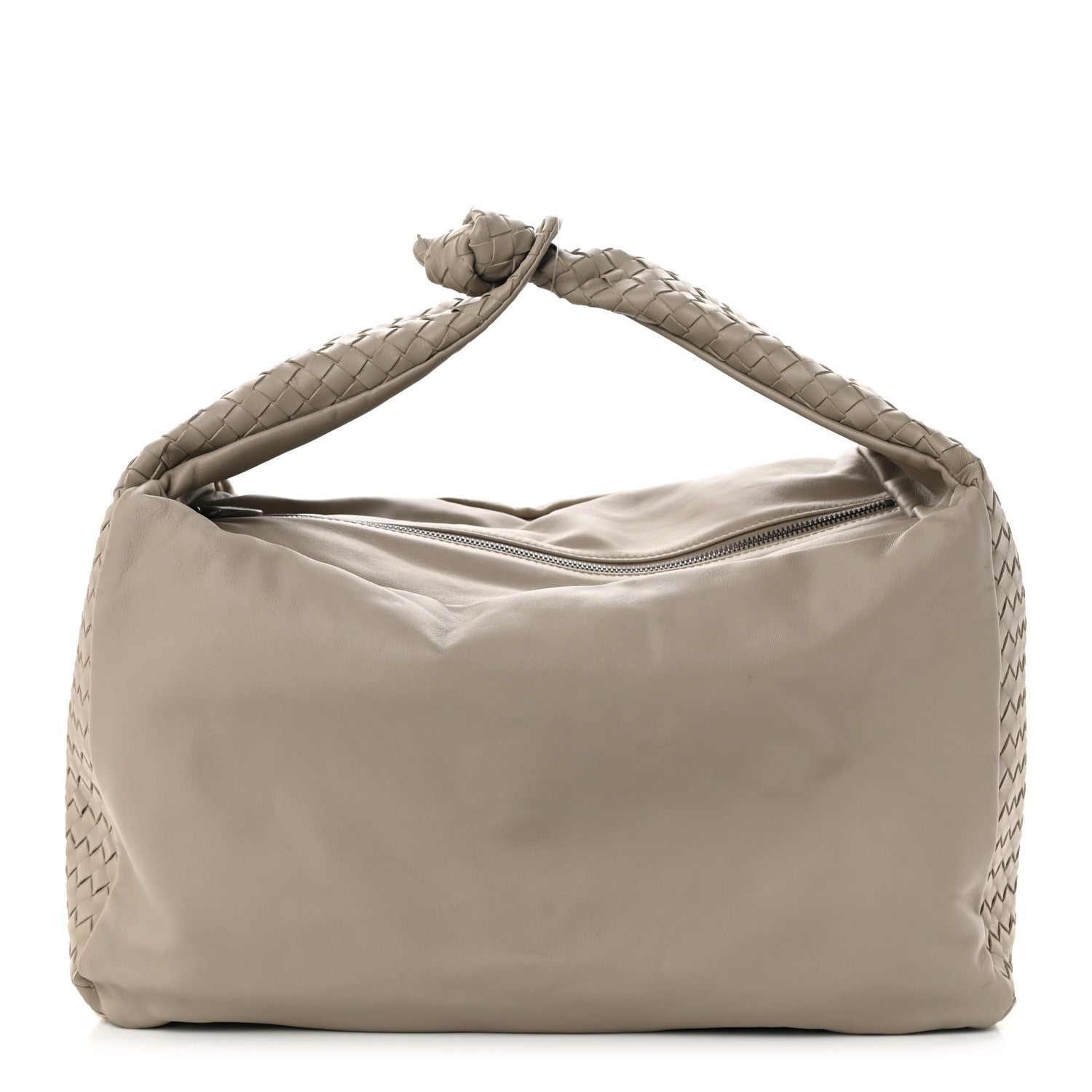 Bottega Veneta Nappa Intrecciato Knot Hobo Limo 1 of 10