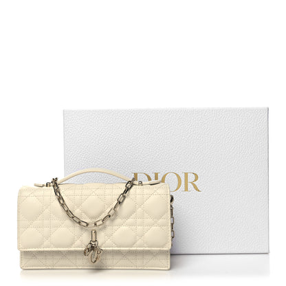 Christian Dior Lambskin Cannage Mini My Dior Bag Latte 13 of 13