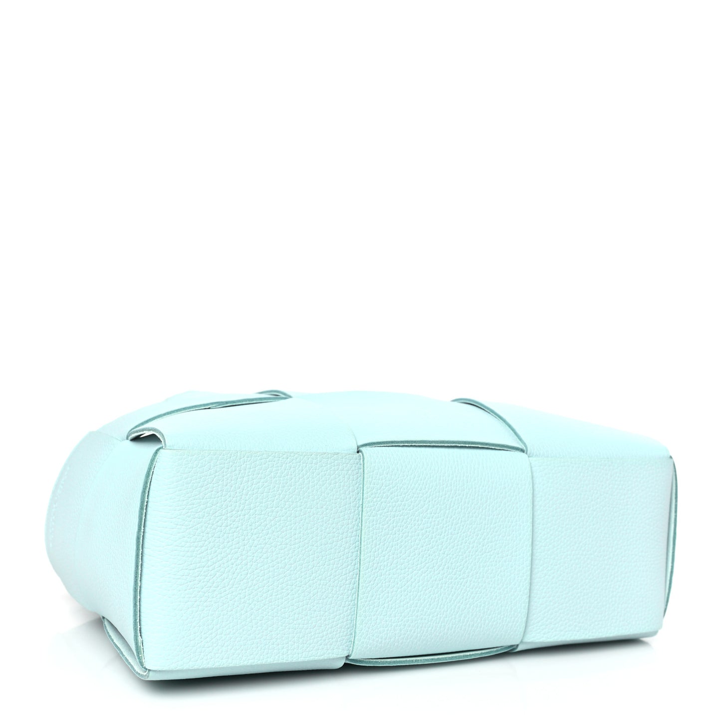 Nappa Intrecciato Mini Arco Tote Ice
