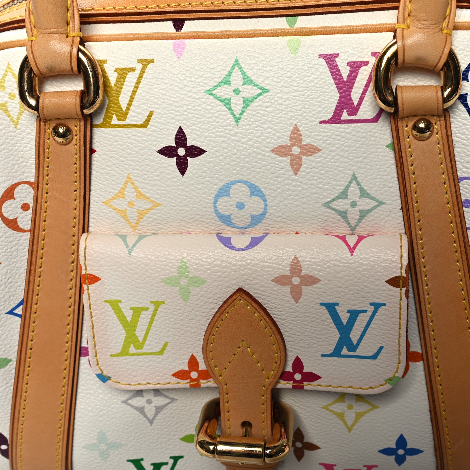 Louis Vuitton Monogram Multicolor Priscilla White 12 of 15