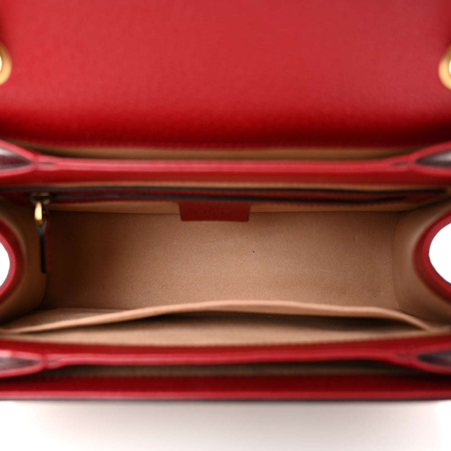 GG Supreme Monogram Small Queen Margaret Top Handle Bag Red