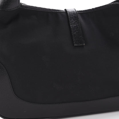 Gucci Canvas Small Jackie O Hobo Black 11 of 11