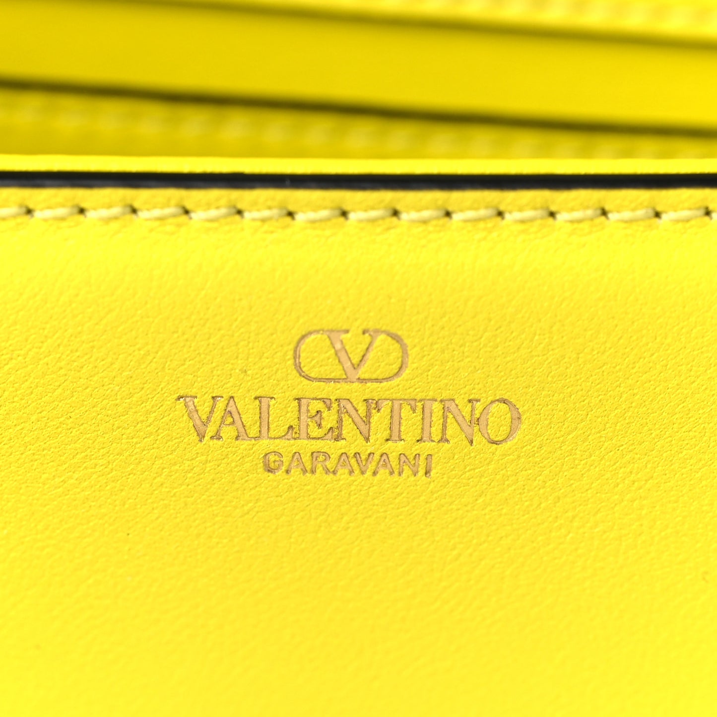 Calfskin Vlogo Small Loco Shoulder Bag Shocking Yellow