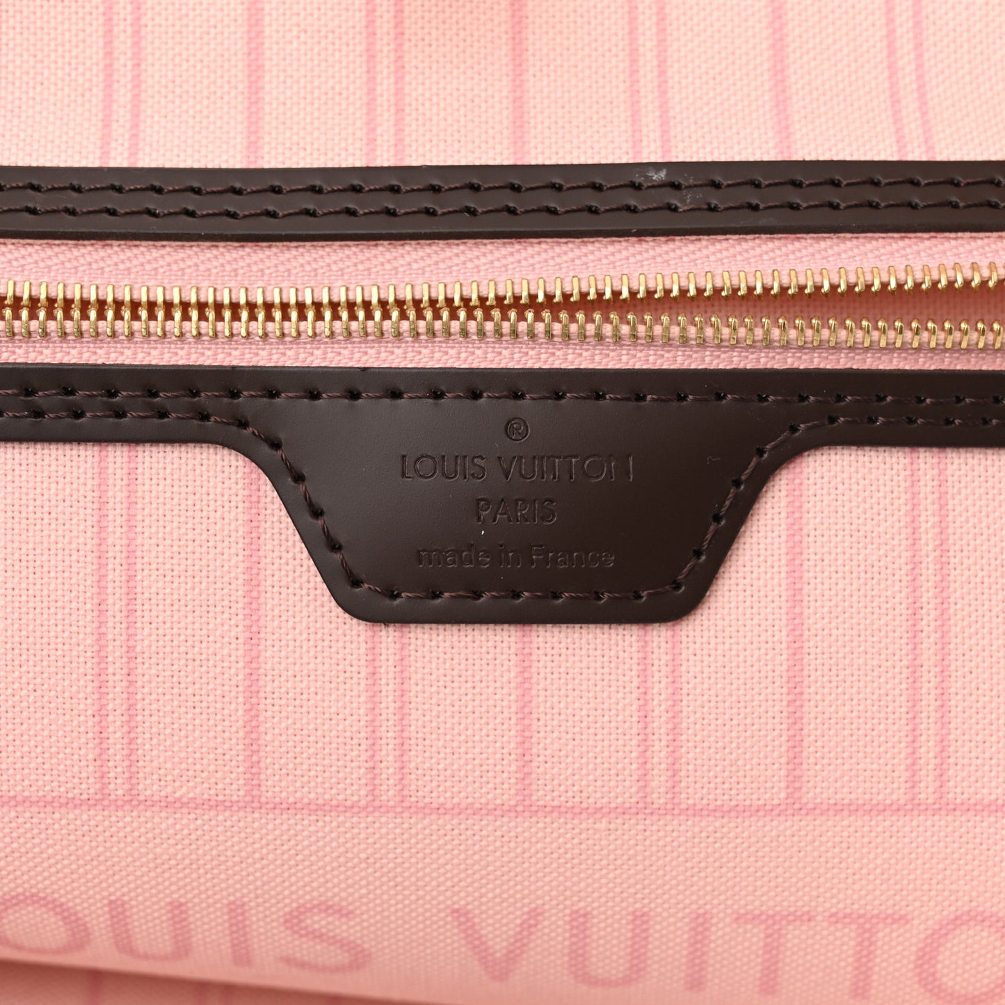 Damier Ebene Neo Neverfull MM Rose Ballerine
