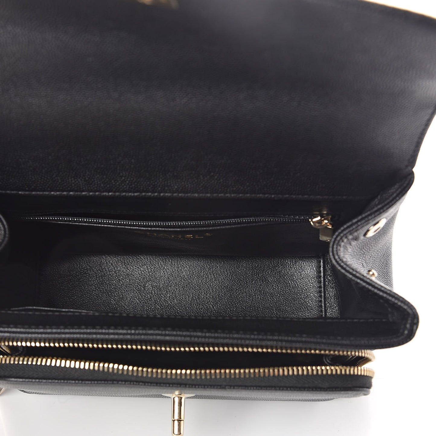 Caviar Quilted Medium Business Affinity Flap Black