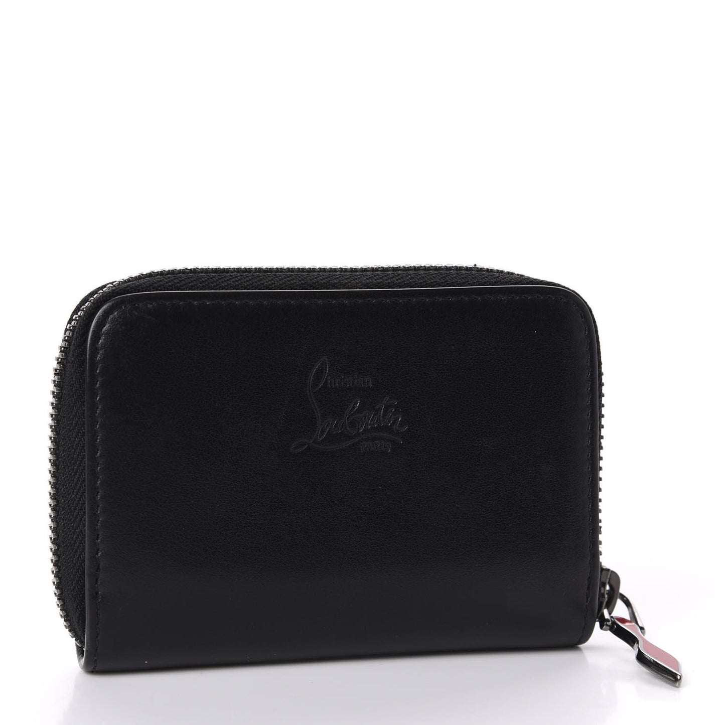 Calfskin Spiked Panettone Coin Purse Black