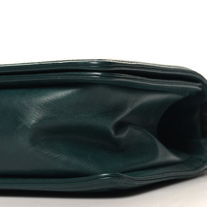 Chanel Calfskin Double Stitch Medium Boy Flap Green 10 of 14