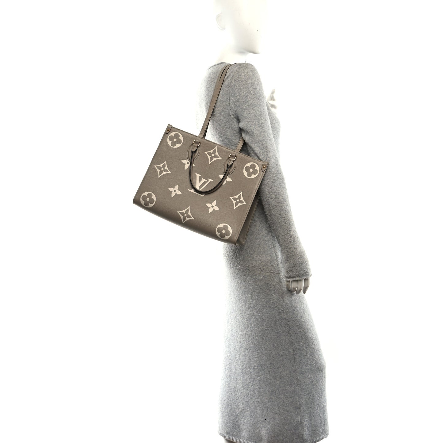 Empreinte Monogram Giant Onthego MM Tourterelle Creme