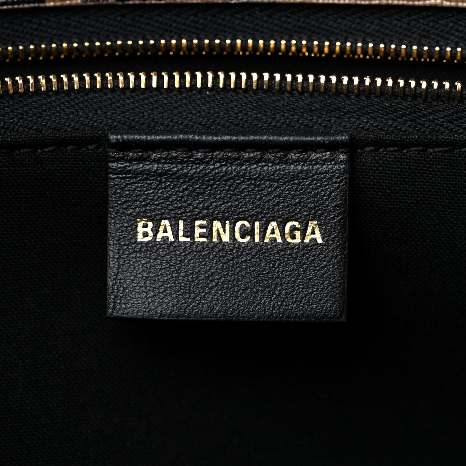 Balenciaga Coated Canvas BB Monogram Allover Logo Medium Signature East West Shopper Bag Beige Brown Black 6 of 9