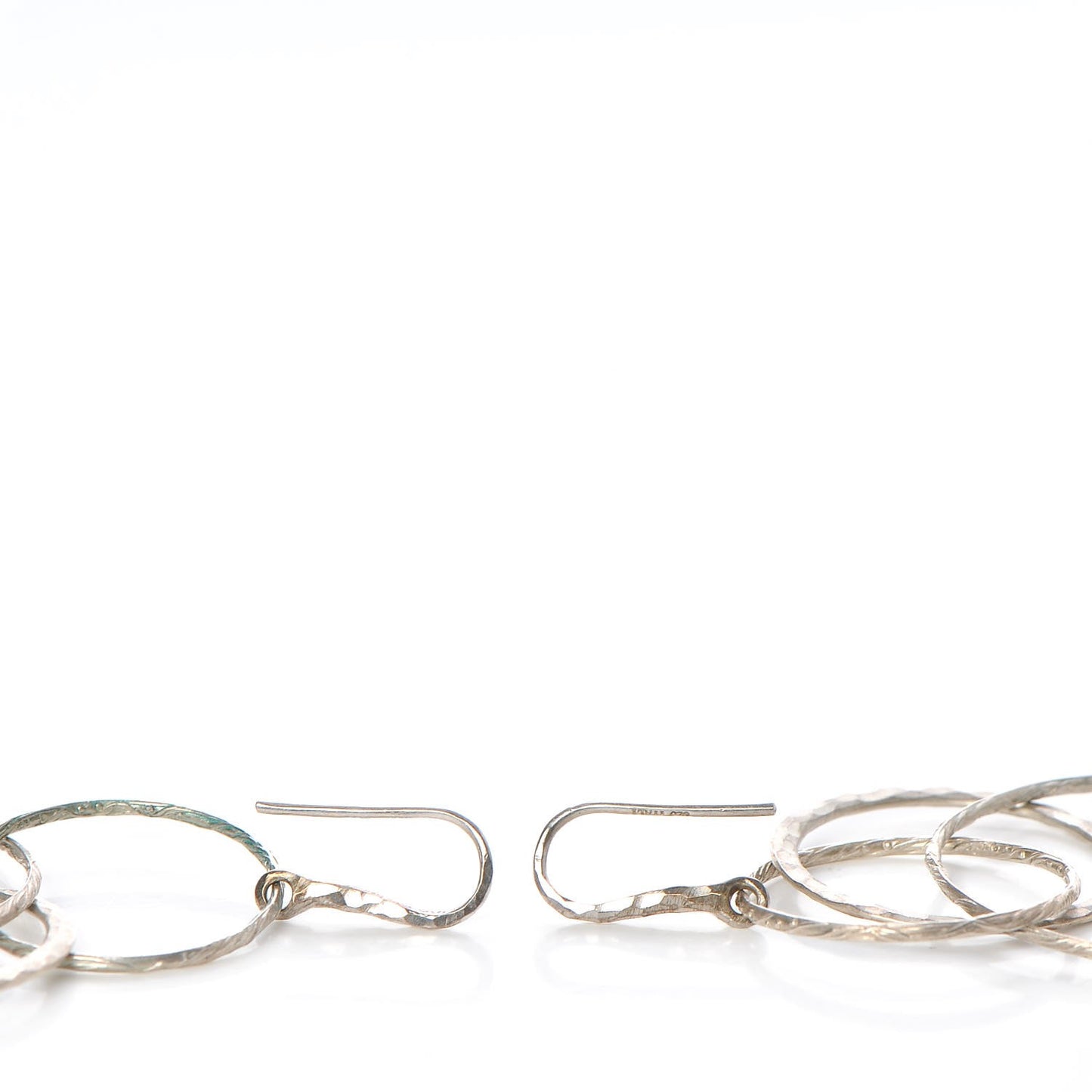 Sterling Silver Paloma Picasso Hammered Circles Earrings