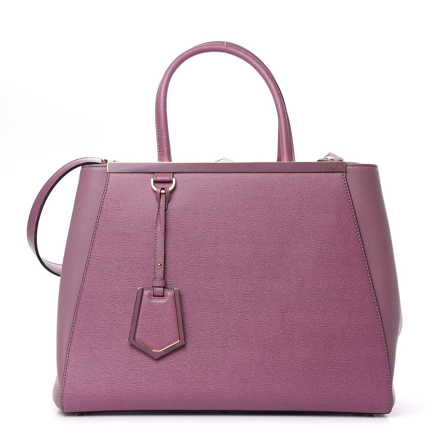 Vitello Elite Flamingo Regular 2Jours Tote Lilla Glicine