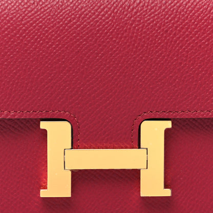 Hermes Epsom Constance Slim Wallet Rubis 10 of 11
