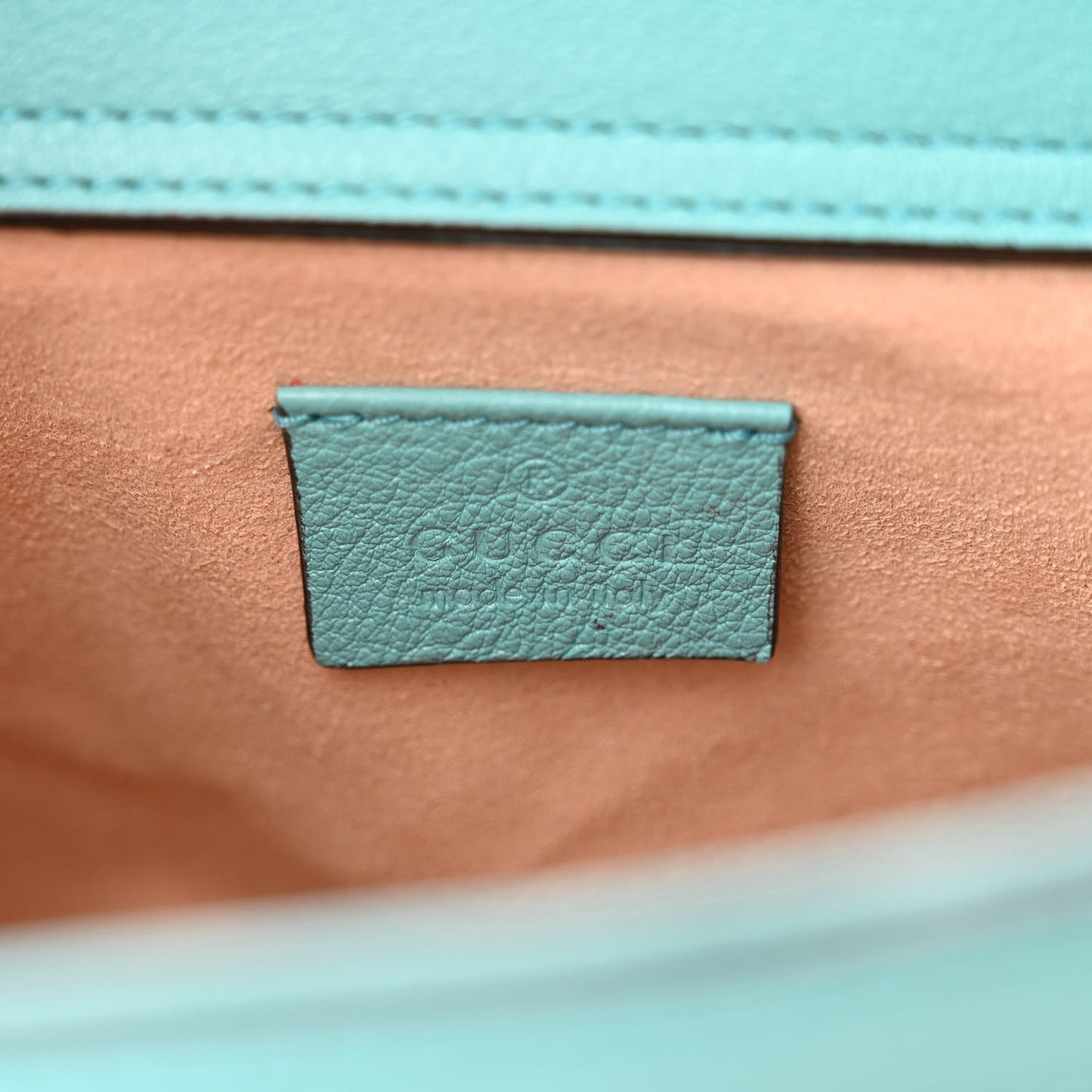 Wonka Grain Calfskin Mini Diana Tote Bag Dusty Azure Orange Fluo