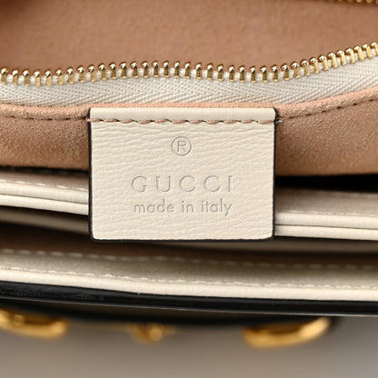 Gucci GG Supreme Monogram Horsebit 1955 Shoulder Bag Beige Mystic White 7 of 12