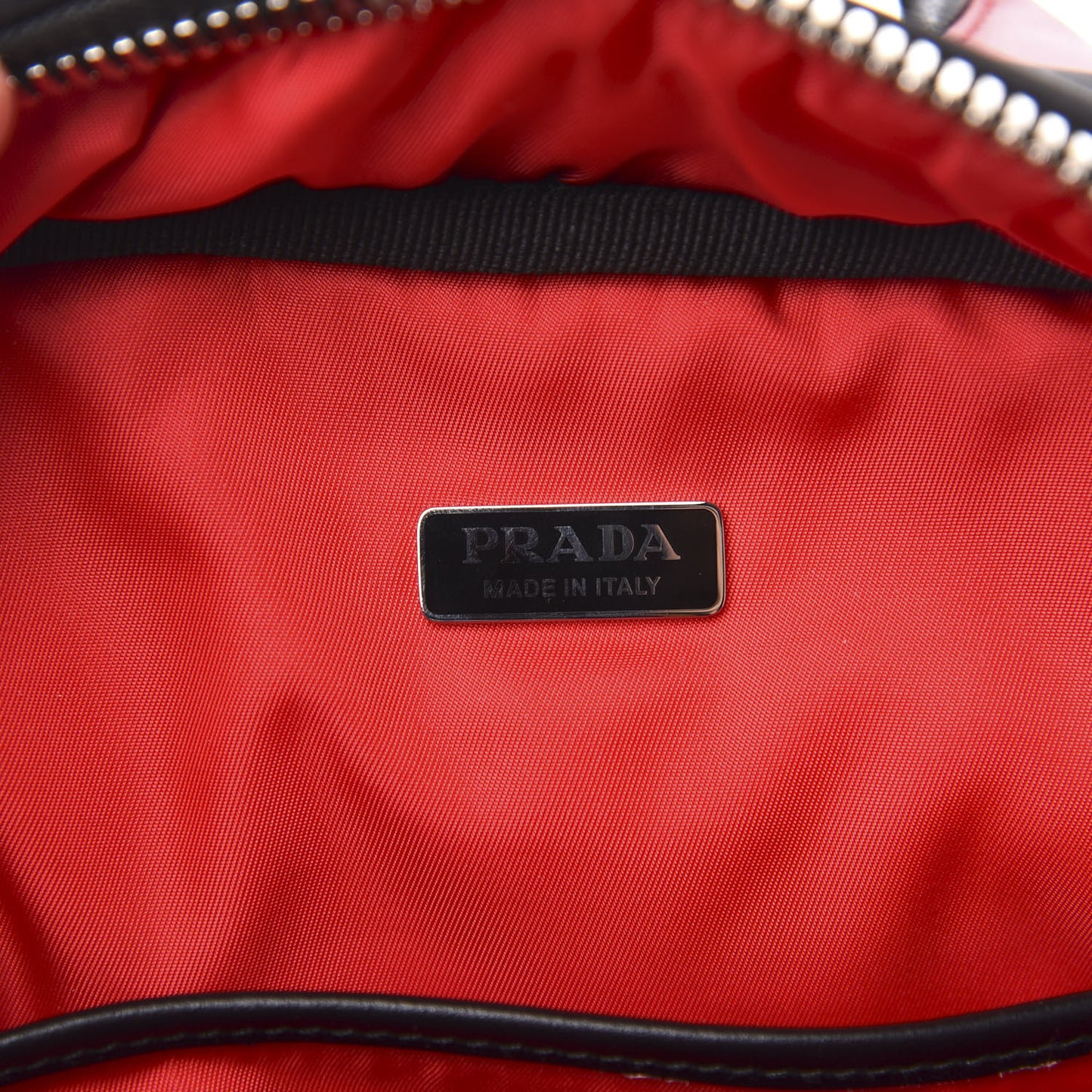 Tessuto Nylon Pocket Top Handle Cargo Bag Black Fuoco