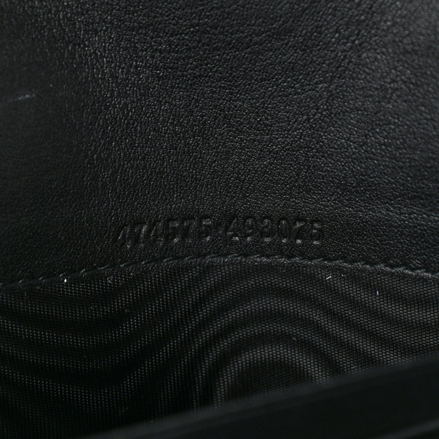 Velvet Matelasse GG Marmont Chain Wallet Black