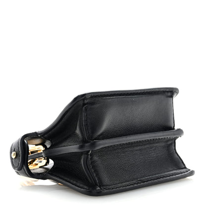 Fendi Shiny Nappa Nano Peekaboo Maxi Handle Satchel Black 4 of 8