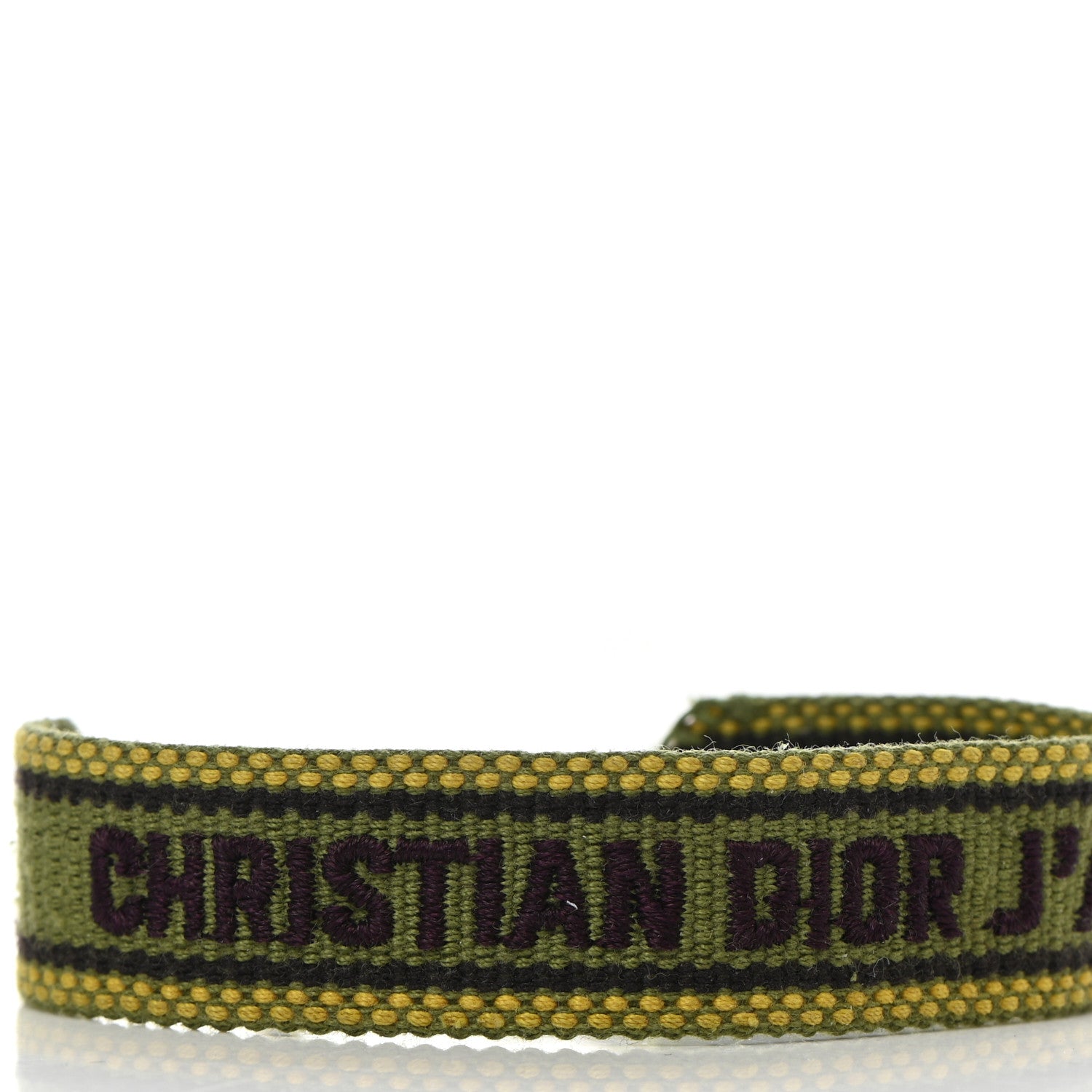 Christian Dior Woven Cotton J'Adior Friendship Bracelet 4 of 4