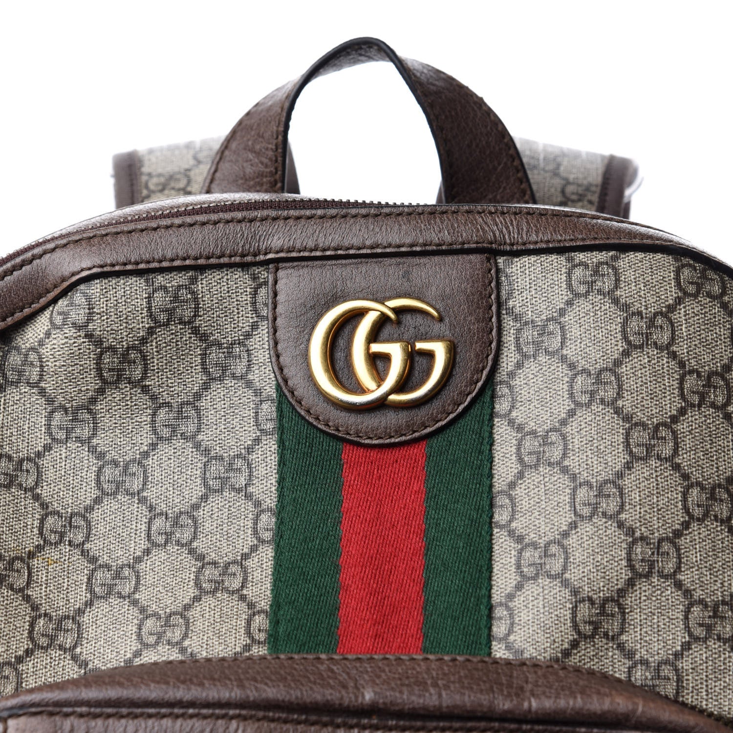 Gucci GG Supreme Monogram Medium Ophidia Day Backpack Brown 11 of 11