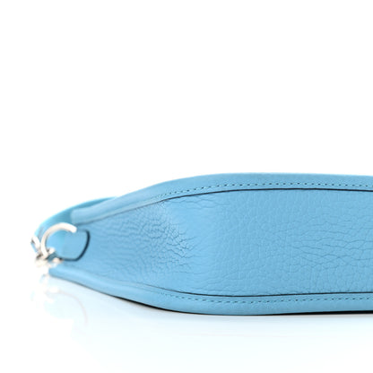 Hermes Taurillon Clemence Evelyne TPM Bleu Du Nord 8 of 10