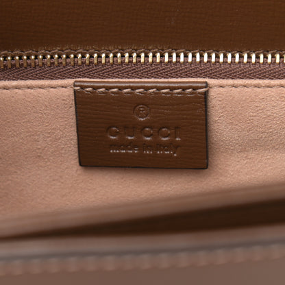 Gucci Azalea Calfskin Horsebit 1955 Shoulder Bag Brown Sugar 6 of 11