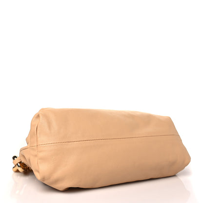 Bottega Veneta Calfskin The Pouch Chain Almond 4 of 10